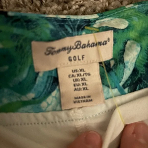 Tommy Bahama Green Leaf Print Skort - Picture 4 of 6